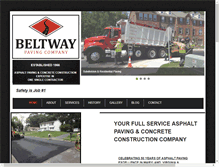 Tablet Screenshot of beltwaypaving.biz